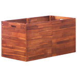 ZNTS Garden Raised Bed Acacia Wood 100x50x50 cm 44032