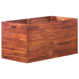 ZNTS Garden Raised Bed Acacia Wood 100x50x50 cm 44032