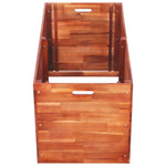 ZNTS Garden Raised Bed Acacia Wood 100x50x50 cm 44032