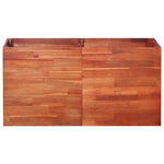 ZNTS Garden Raised Bed Acacia Wood 100x50x50 cm 44032