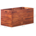 ZNTS Garden Raised Bed Acacia Wood 100x50x50 cm 44032