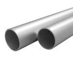 ZNTS 4 pcs Aluminium Tubes Round 2m 25x2mm 143214