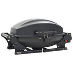 ZNTS Portable Gas BBQ Grill with Cooking Zone Black 44276