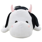 ZNTS Cow Cuddly Toy Plush White and Black 80244