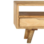 ZNTS TV Cabinet Solid Mango Wood 140x30x41 cm 246787