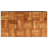 ZNTS Coffee Table 110x60x40 cm Solid Acacia Wood and Steel 246678
