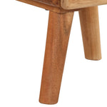 ZNTS Nightstand Solid Acacia Wood 40x35x49 cm 246695
