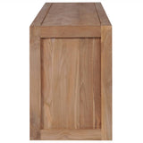 ZNTS TV Cabinet Solid Teak Wood with Natural Finish 120x30x40 cm 246950