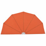 ZNTS Collapsible Terrace Side Awning Terracotta 200 cm 44580