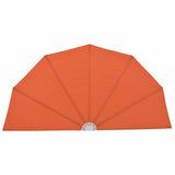 ZNTS Collapsible Terrace Side Awning Terracotta 200 cm 44580
