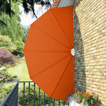 ZNTS Collapsible Terrace Side Awning Terracotta 200 cm 44580