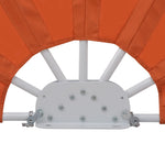 ZNTS Collapsible Terrace Side Awning Terracotta 200 cm 44580