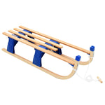 ZNTS Folding Sledge Wood 110 cm 91457
