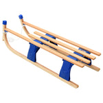 ZNTS Folding Sledge Wood 110 cm 91457