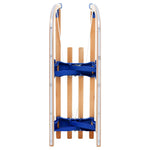 ZNTS Folding Sledge Wood 110 cm 91457