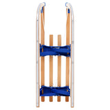 ZNTS Folding Sledge Wood 110 cm 91457