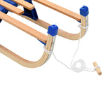 ZNTS Folding Sledge Wood 110 cm 91457