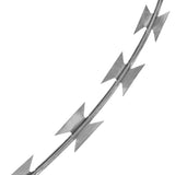 ZNTS Clipped Concertina NATO Razor Wire Galvanised Steel 300 m 143338