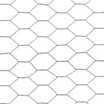 ZNTS Chicken Wire Fence Steel with PVC Coating 25x1.5 m Grey 143285
