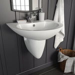 ZNTS Wall-mounted Basin Ceramic White 520x450x190 mm 143007