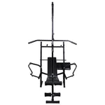 ZNTS Workout Bench with Weight Rack, Barbell and Dumbbell Set 90 kg 275370