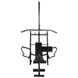 ZNTS Workout Bench with Weight Rack, Barbell and Dumbbell Set 90 kg 275370