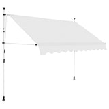 ZNTS Manual Retractable Awning 300 cm Cream 143696