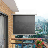 ZNTS Balcony Side Awning Multi-functional 150x200 cm Grey 143716