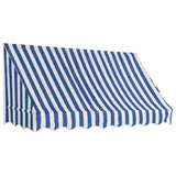 ZNTS Bistro Awning 200x120 cm Blue and White 143721