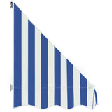 ZNTS Bistro Awning 250x120 cm Blue and White 143722
