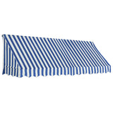 ZNTS Bistro Awning 300x120 cm Blue and White 143723