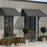 ZNTS Bistro Awning 350x120 cm Anthracite 143736