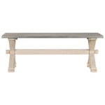 ZNTS Coffee Table with Zinc Top 110x60x40 cm Solid Mango Wood 247119