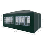 ZNTS Party Tent 3x6 m Green 45103