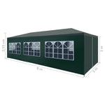 ZNTS Party Tent 3x9 m Green 45105