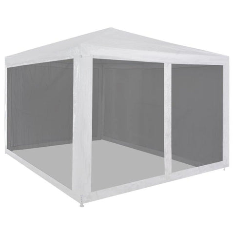 ZNTS Party Tent with 4 Mesh Sidewalls 3x3 m 45108