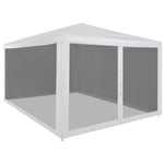 ZNTS Party Tent with 4 Mesh Sidewalls 4x3 m 45109