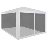 ZNTS Party Tent with 4 Mesh Sidewalls 4x3 m 45109