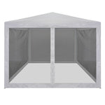 ZNTS Party Tent with 4 Mesh Sidewalls 4x3 m 45109
