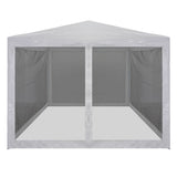 ZNTS Party Tent with 4 Mesh Sidewalls 4x3 m 45109