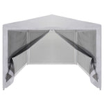 ZNTS Party Tent with 4 Mesh Sidewalls 4x3 m 45109