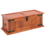 ZNTS Storage Chests 3 pcs Solid Acacia Wood 247243