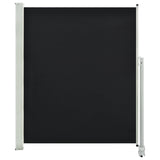 ZNTS Patio Retractable Side Awning 160 x 300 cm Black 45193