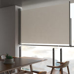 ZNTS Patio Retractable Side Awning 160 x 300 cm Cream 45194