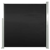ZNTS Retractable Side Awning 140 x 300 cm Black 45353