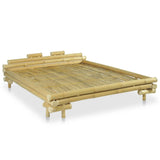 ZNTS Bed Frame Bamboo 160x200 cm 247291