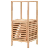 ZNTS Bathroom Storage Cabinet Solid Walnut Wood 39.5x35.5x86 cm 247098