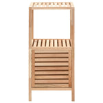 ZNTS Bathroom Storage Cabinet Solid Walnut Wood 39.5x35.5x86 cm 247098