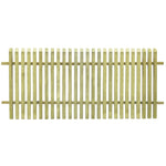 ZNTS Garden Fence Impregnated Pinewood 170x75 cm 45143