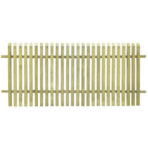ZNTS Garden Fence Impregnated Pinewood 170x75 cm 45143